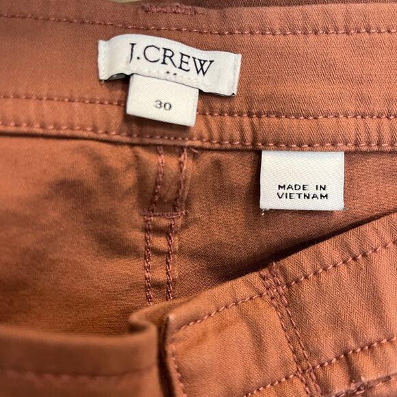 J Crew Women’s High Rise Skinny Cargo Pants 30 Waist Salmon Preppy - Picture 5 of 5